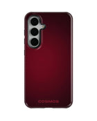 Samsung Galaxy S23 Tank Case | Textures (Burgundy Fade)