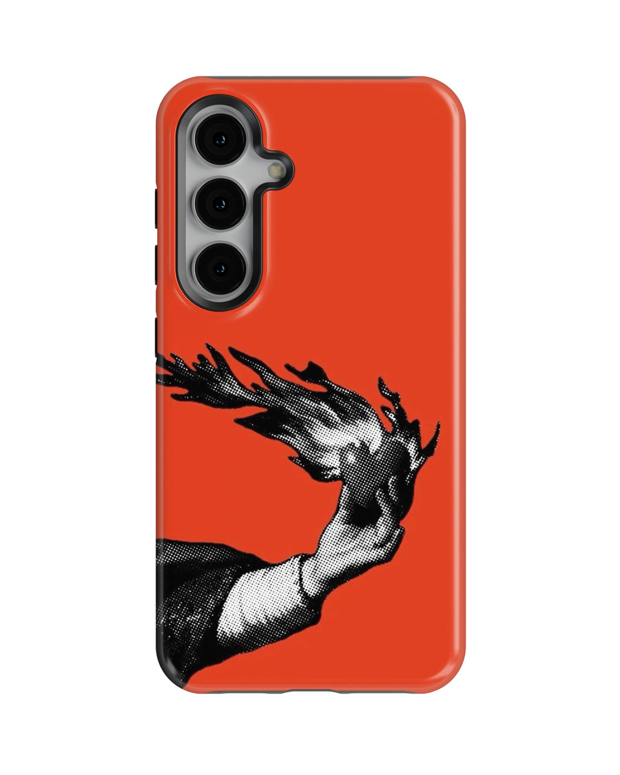 Samsung Galaxy S23 Tank Case | Modernism (Burning Hand)