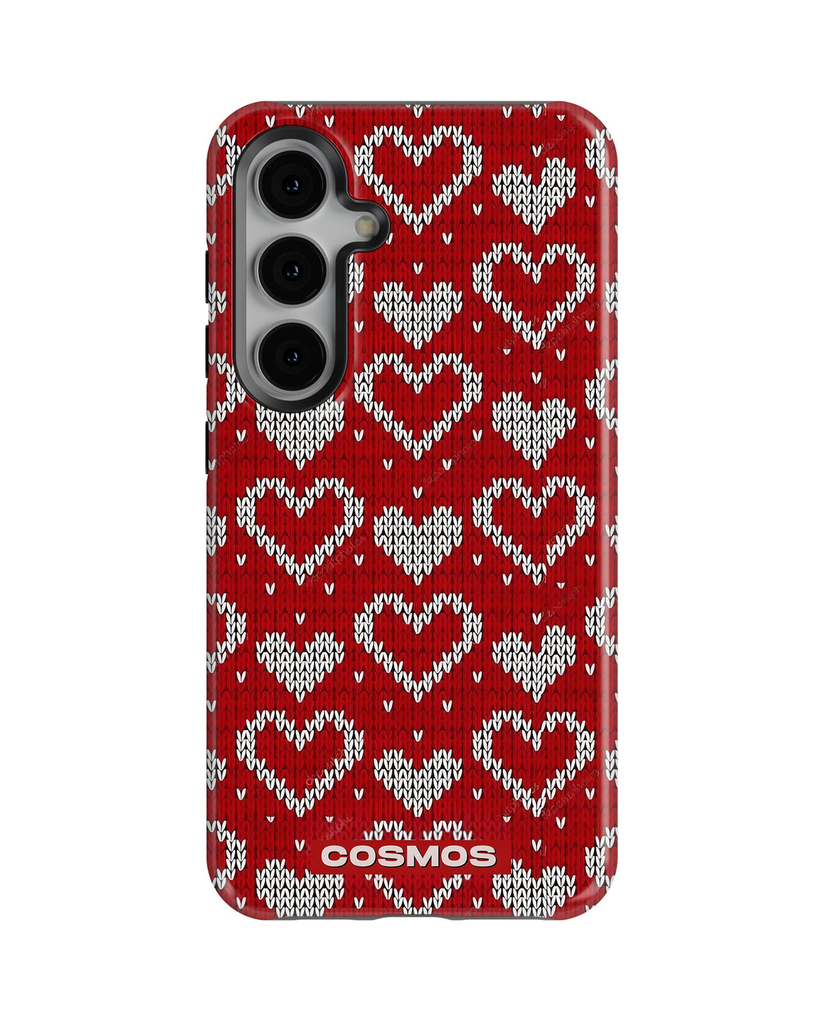 Samsung Galaxy S24 Tank Case | Textures (Candy Hearts)