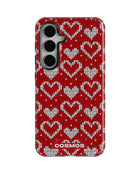 Samsung Galaxy S23 Tank Case | Textures (Candy Hearts)