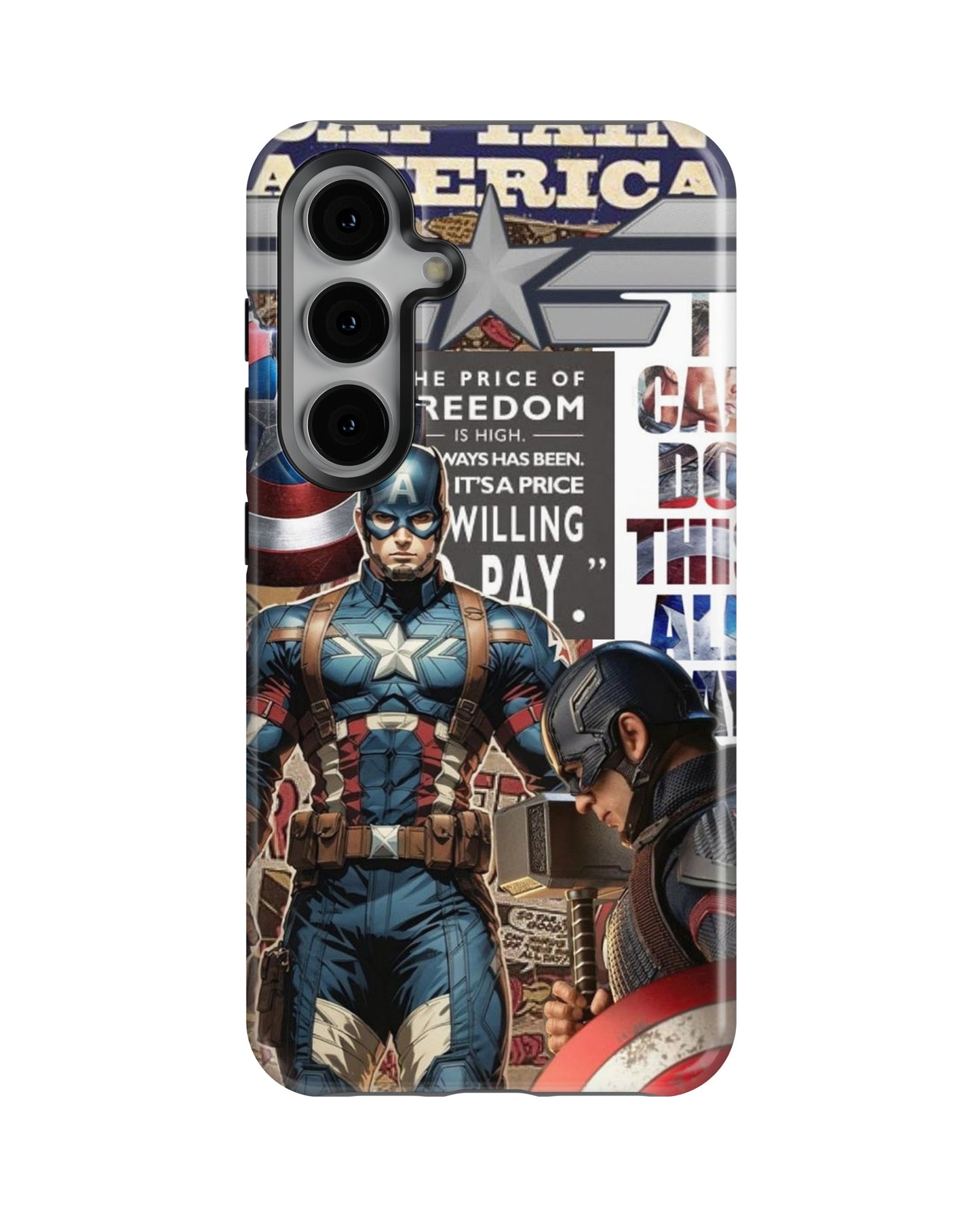 Samsung Galaxy S23 Tank Case | Superhero (Captain America Originals)