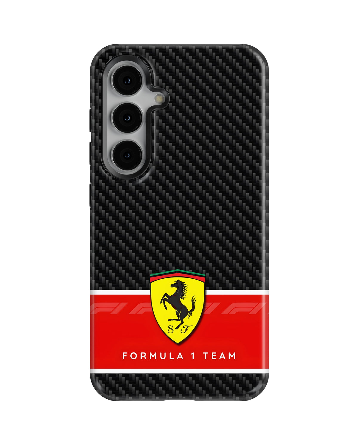 Samsung Galaxy S24 Tank Case | Formula 1 (Carbon Ferrari)