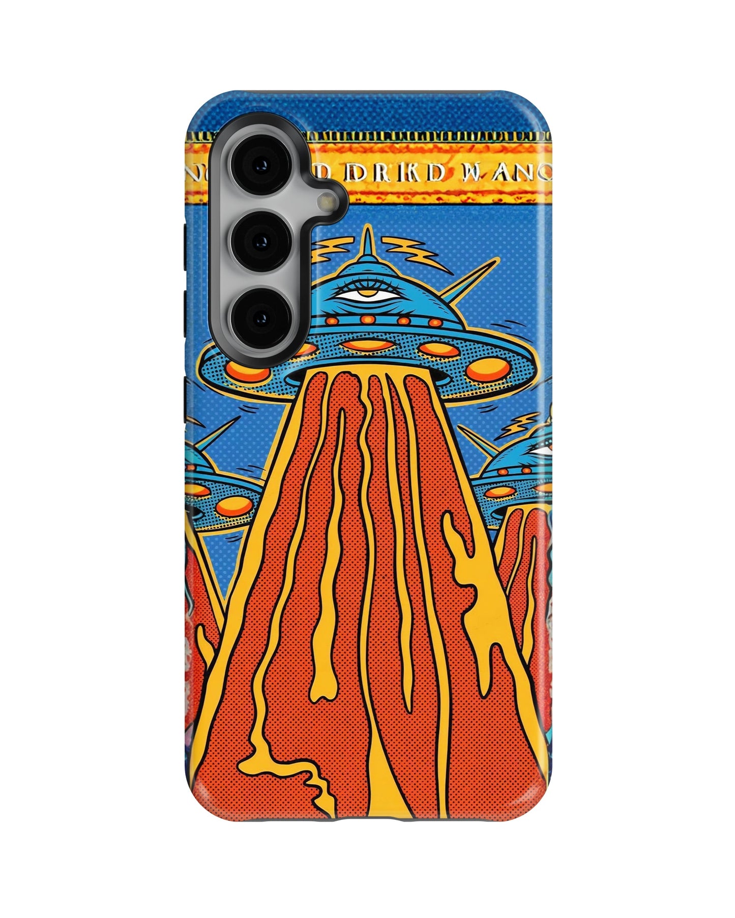 Samsung Galaxy S23 Tank Case | Modernism (Cosmic Invasion)