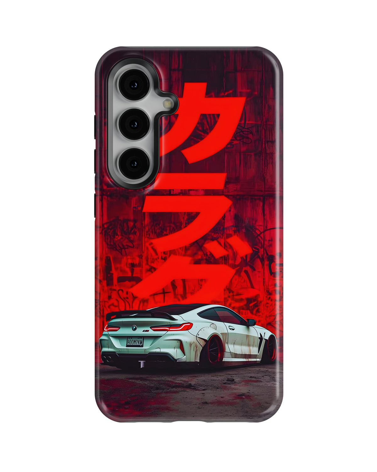Samsung Galaxy S23 Tank Case | Sports Car (Crimson Drift)