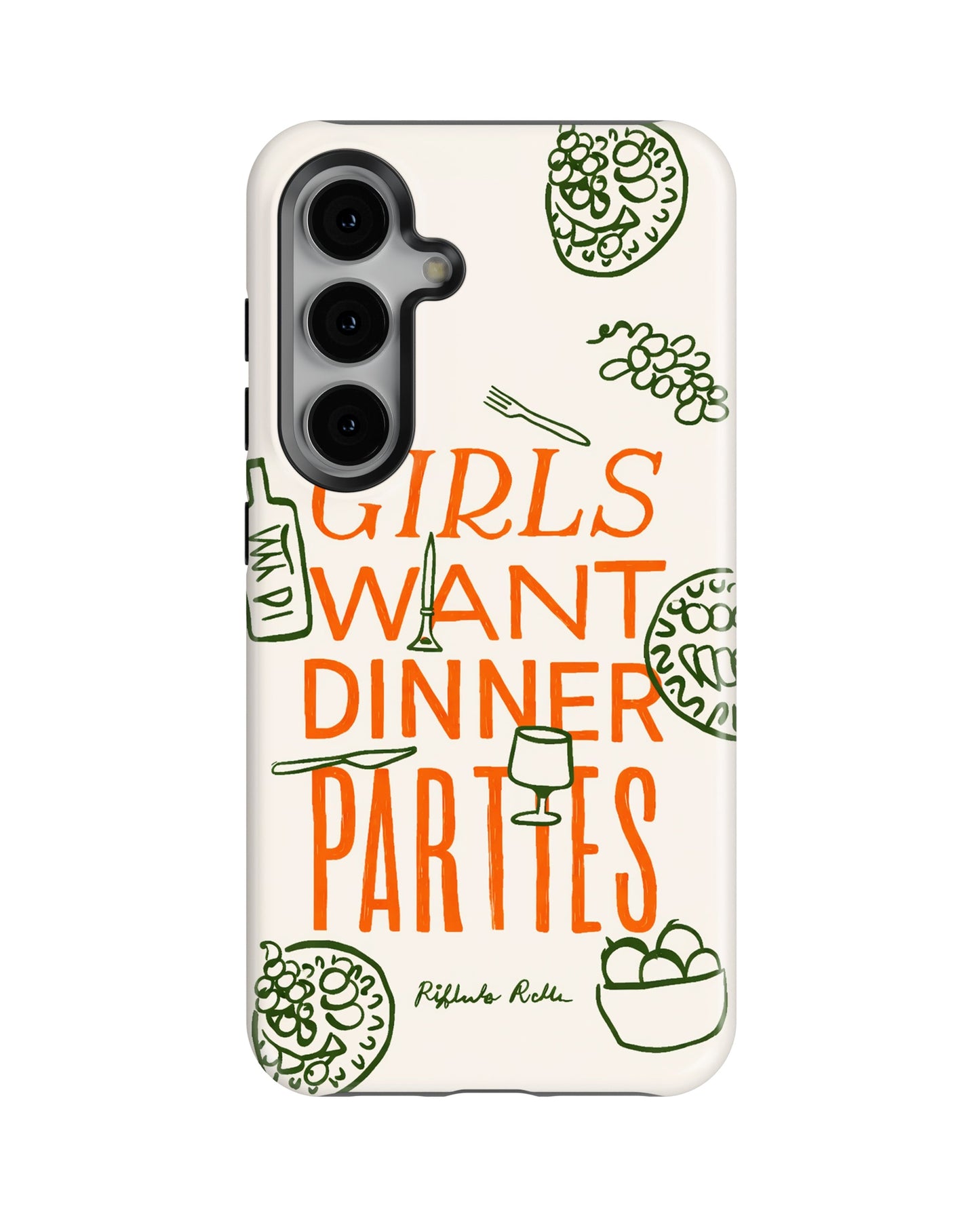Samsung Galaxy S24 Tank Case | Girls Aesthetics (Dinner Party)