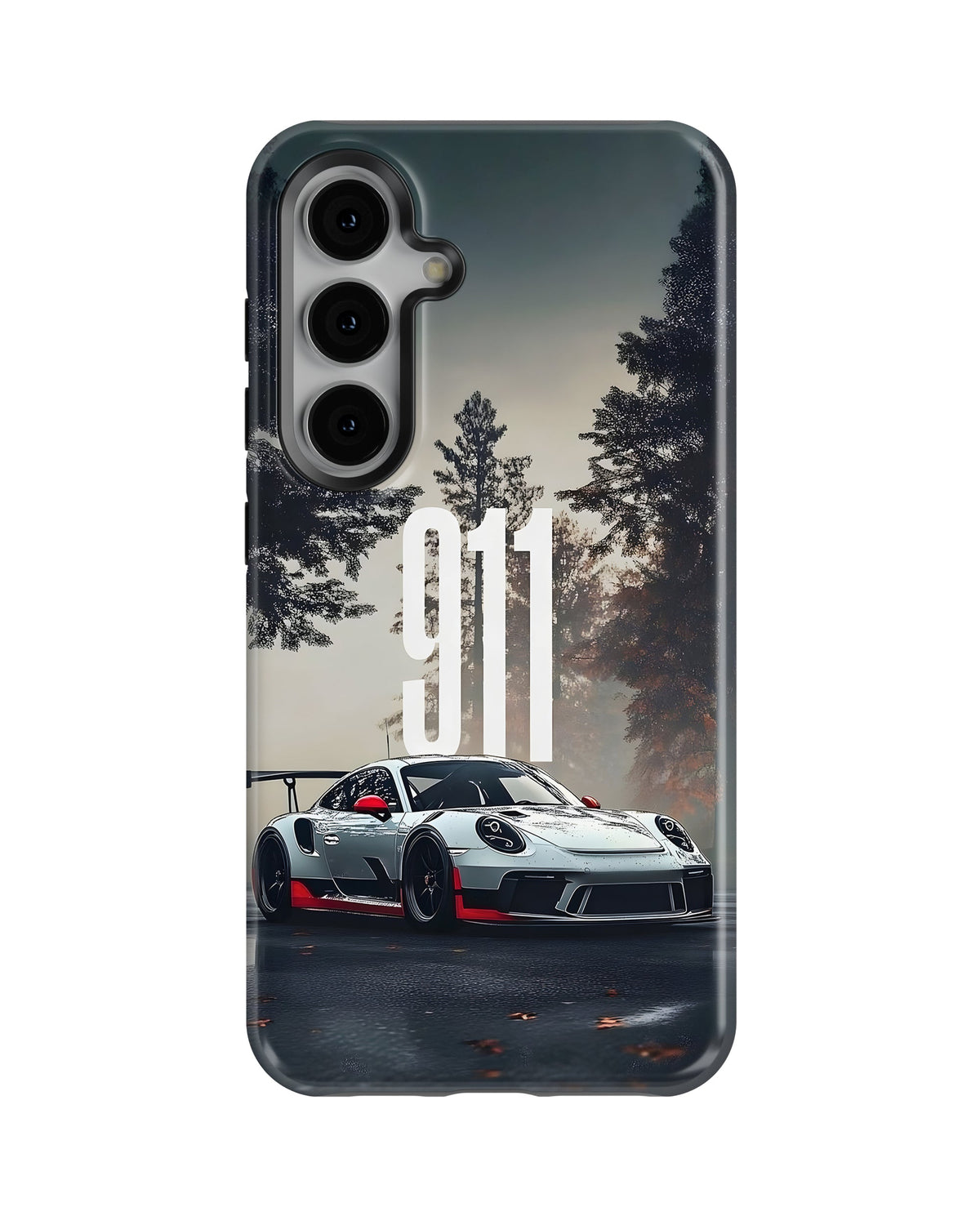 Samsung Galaxy S23 Plus Tank Case | Sports Car (Forest Run)
