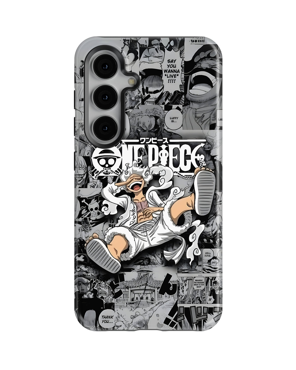 Samsung Galaxy S23 Plus Tank Case | Anime (Gear 5 Luffy)