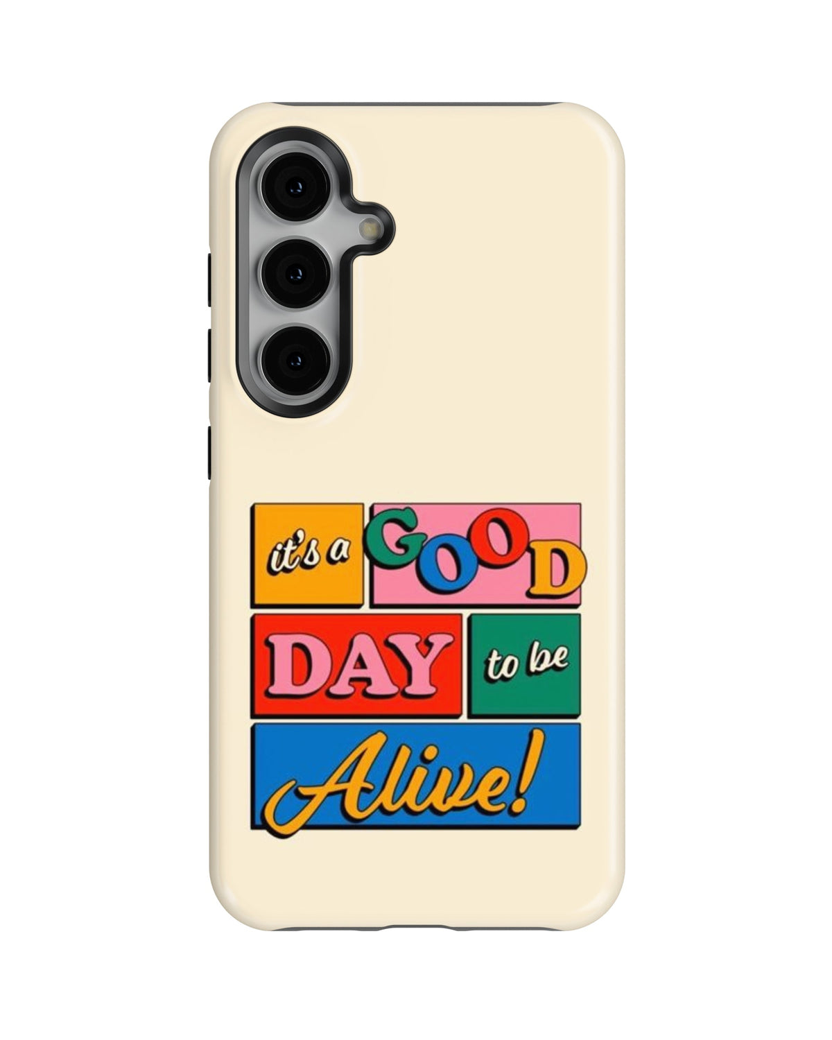 Samsung Galaxy S23 Plus Tank Case | Modernism (Good Vibes)