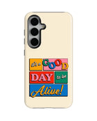 Samsung Galaxy S23 Tank Case | Modernism (Good Vibes)