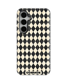 Samsung Galaxy S24 Tank Case | Textures (Harlequin Ivory)