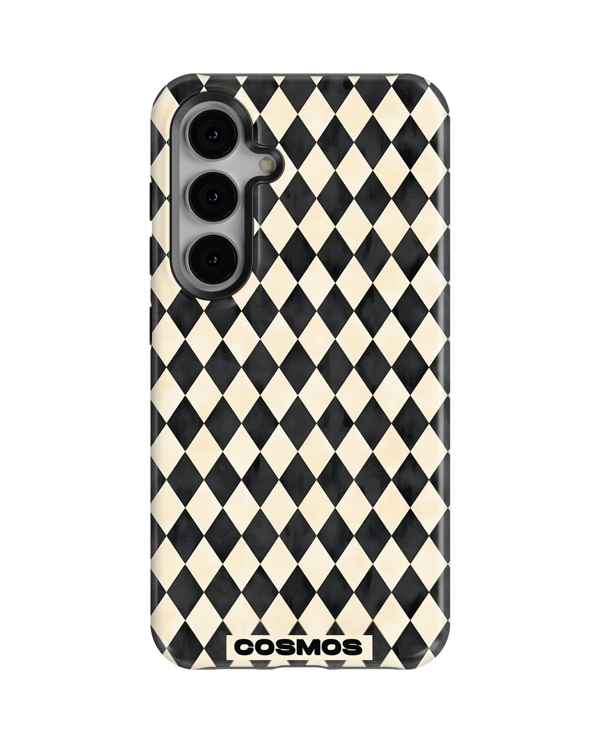 Samsung Galaxy S23 Plus Tank Case | Textures (Harlequin Ivory)