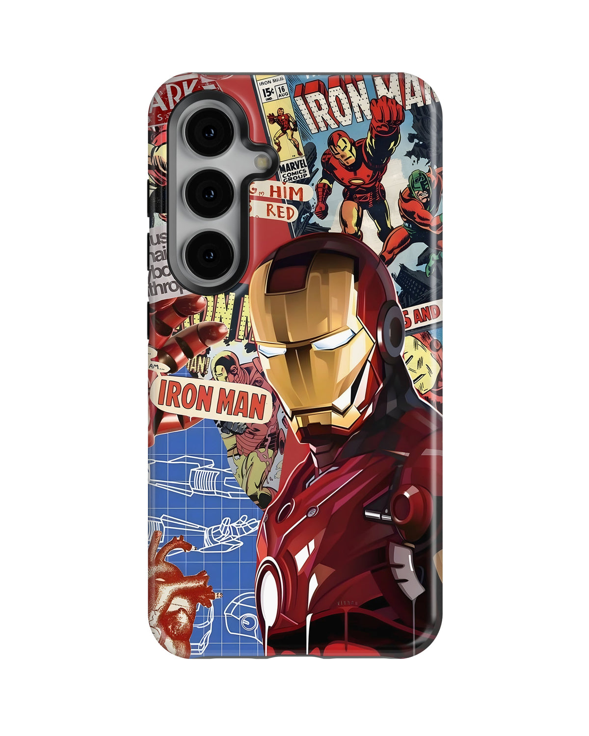 Samsung Galaxy S23 Plus Tank Case | Superhero (IronMan Originals)