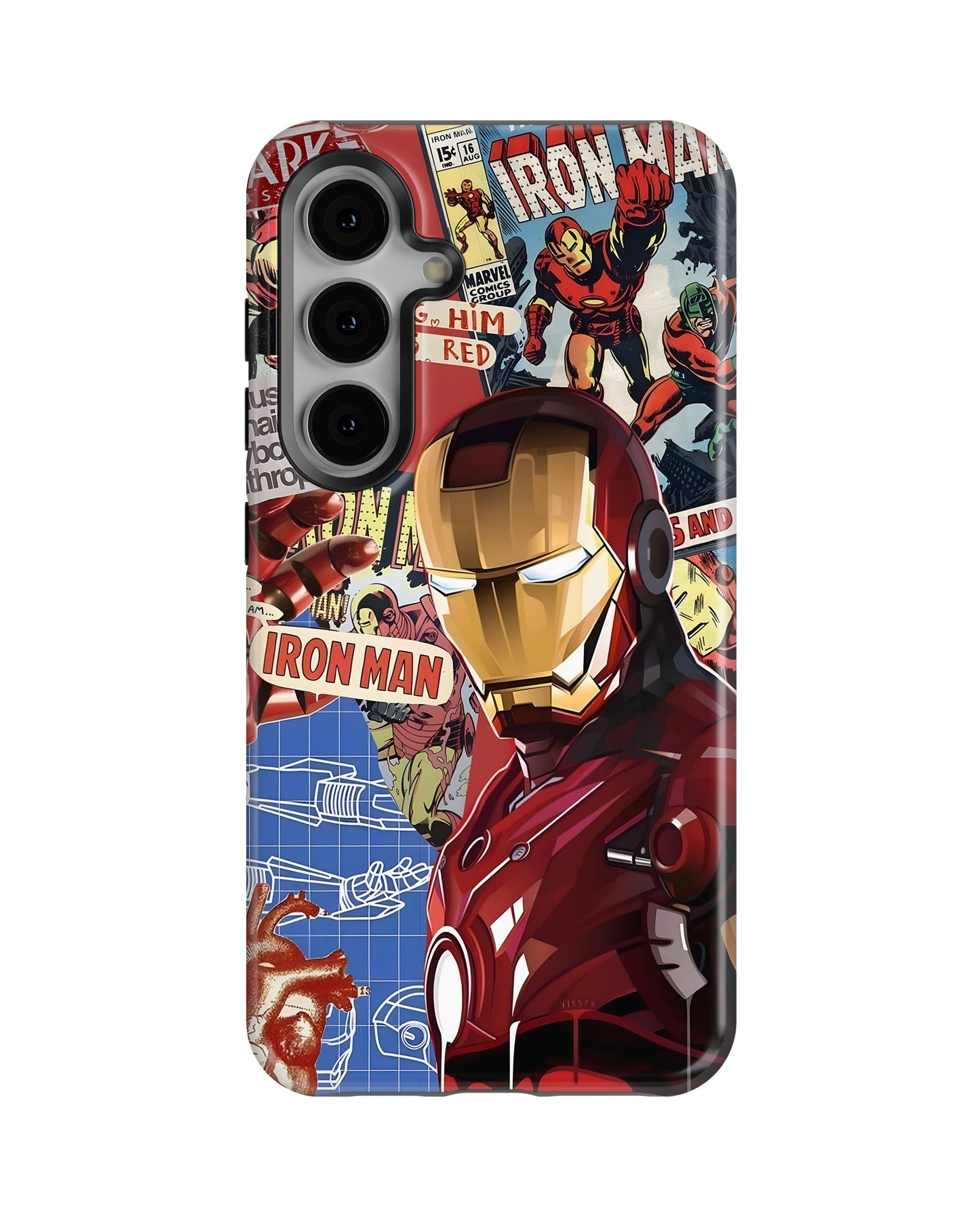 Samsung Galaxy S23 Plus Tank Case | Superhero (IronMan Originals)