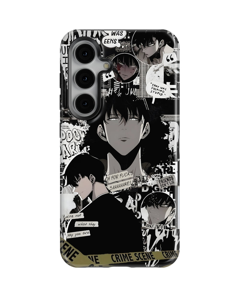 Samsung Galaxy S24 Tank Case | Anime (Manga Noir)