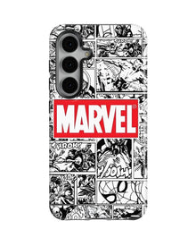 Samsung Galaxy S24 Tank Case | Superhero (Marvel Grid)