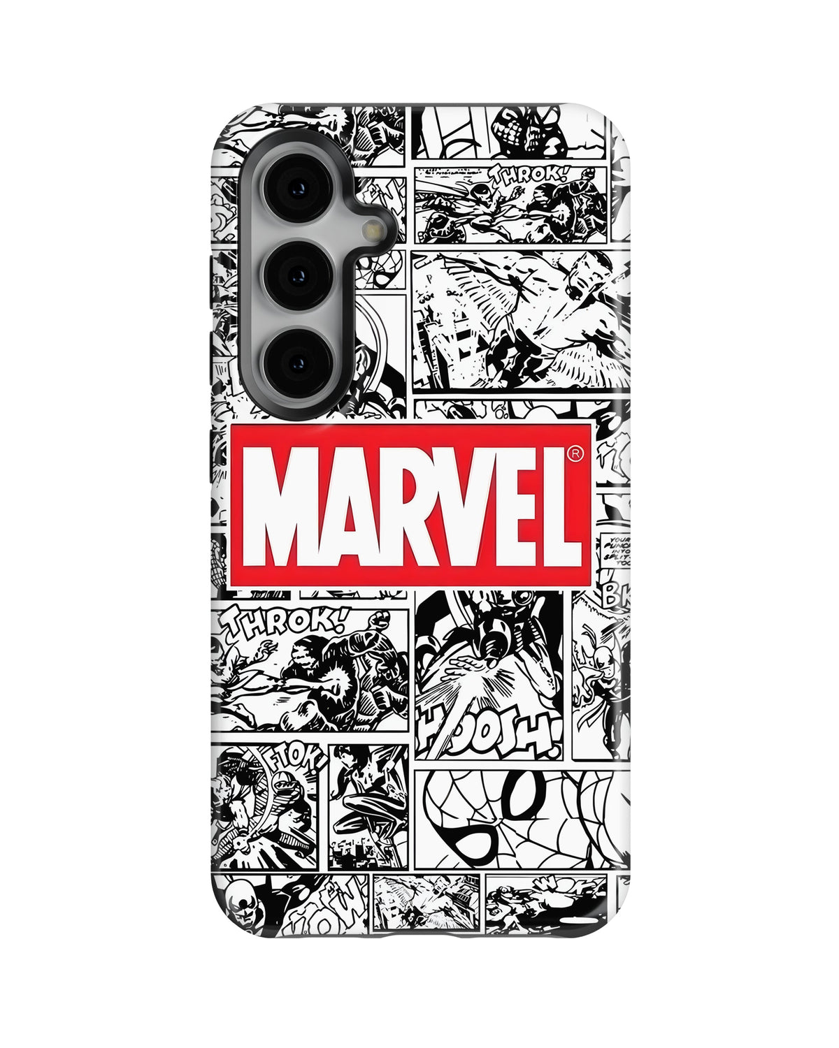 Samsung Galaxy S23 Plus Tank Case | Superhero (Marvel Grid)