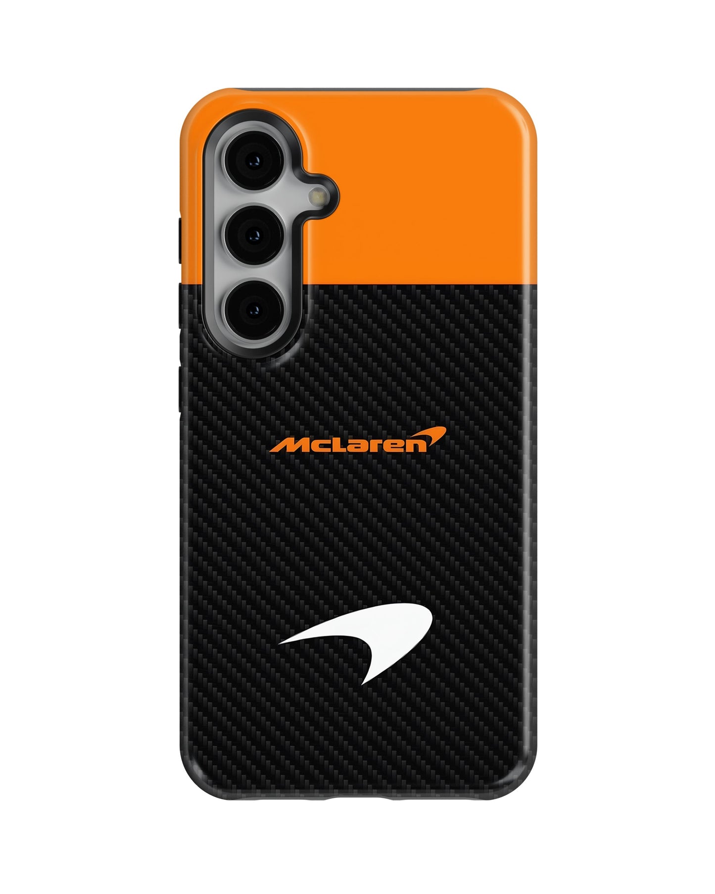 Samsung Galaxy S23 Plus Tank Case | Formula 1 (McLaren Carbon)