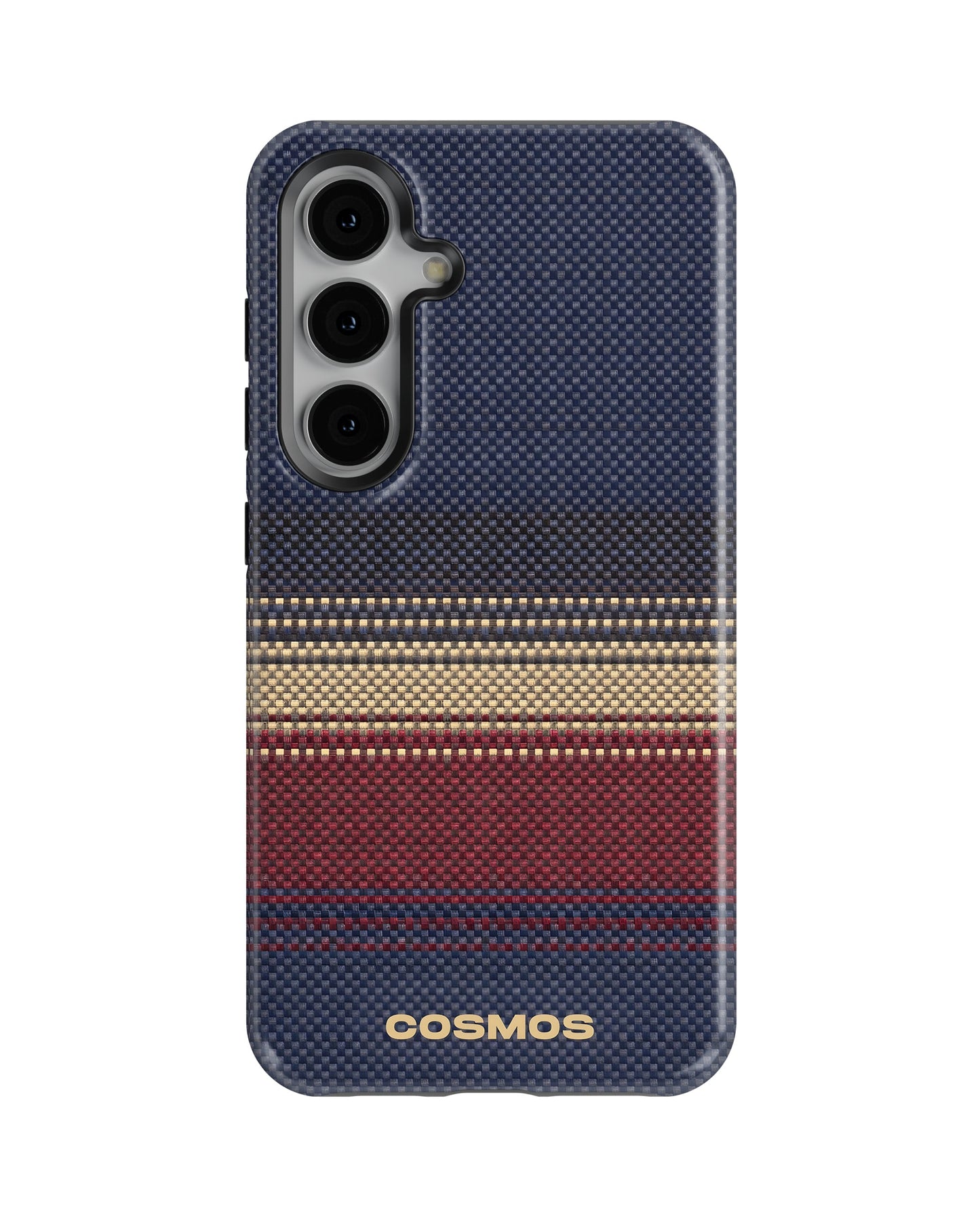 Samsung Galaxy S24 Tank Case | Textures (Midnight Border)