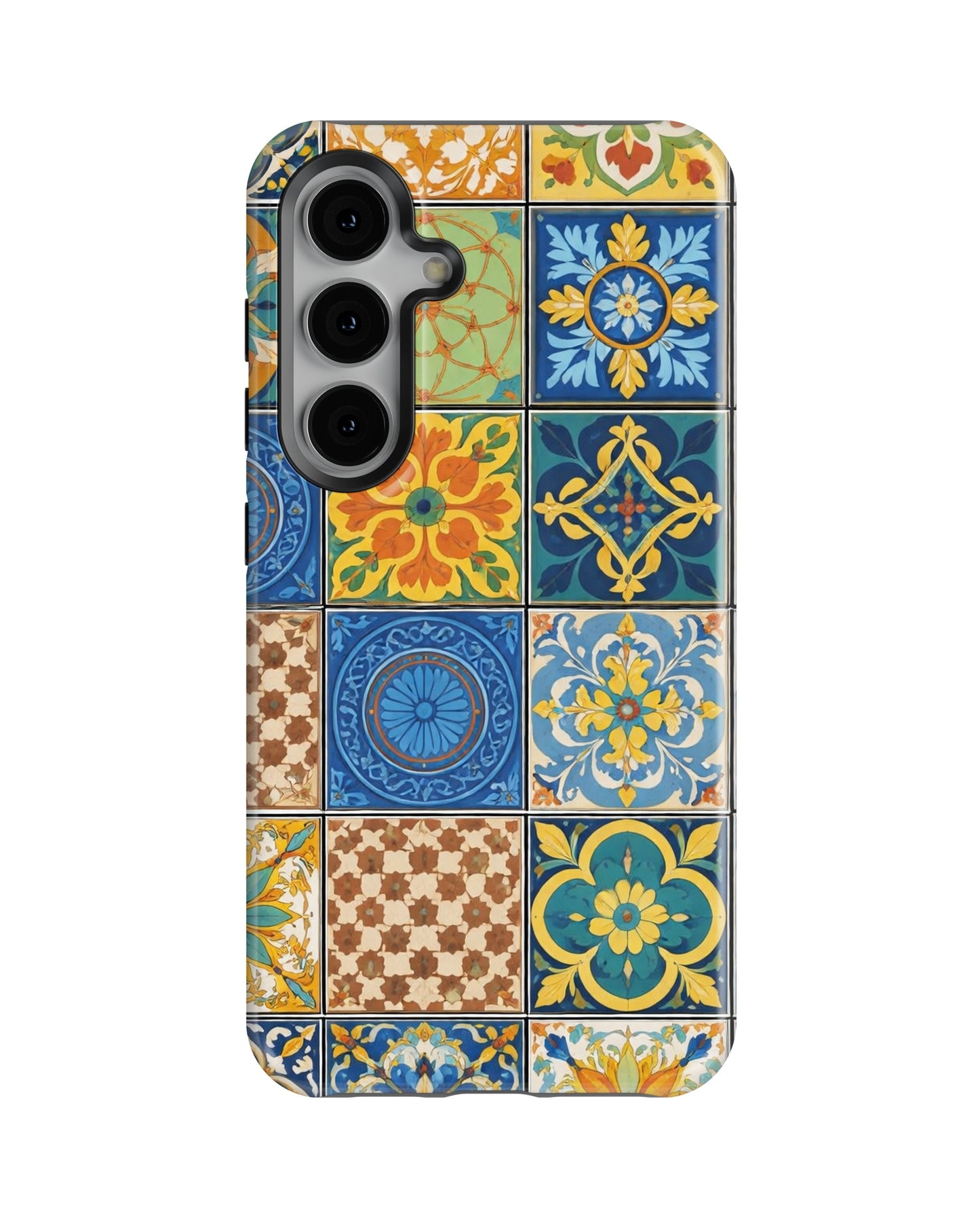 Samsung Galaxy S23 Plus Tank Case | Girls Aesthetics (Moroccan Tiles)