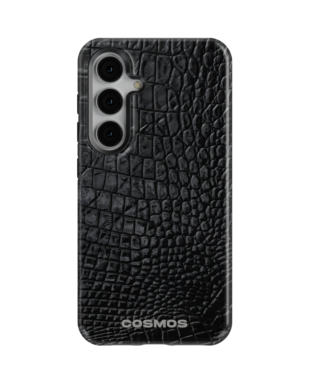 Samsung Galaxy S23 Plus Tank Case | Textures (Obsidian Croc)