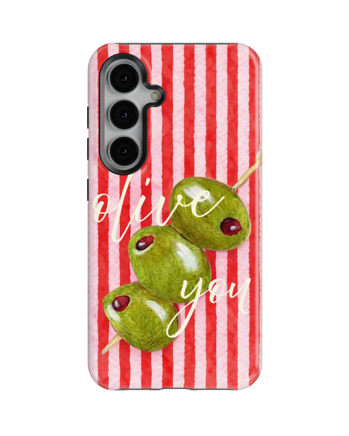 Samsung Galaxy S24 Tank Case | Girls Aesthetics (Olive Love)
