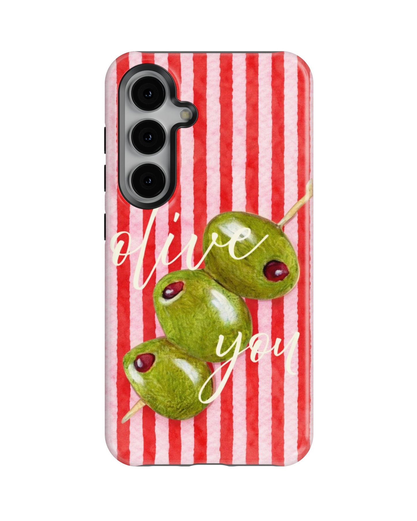 Samsung Galaxy S24 Tank Case | Girls Aesthetics (Olive Love)