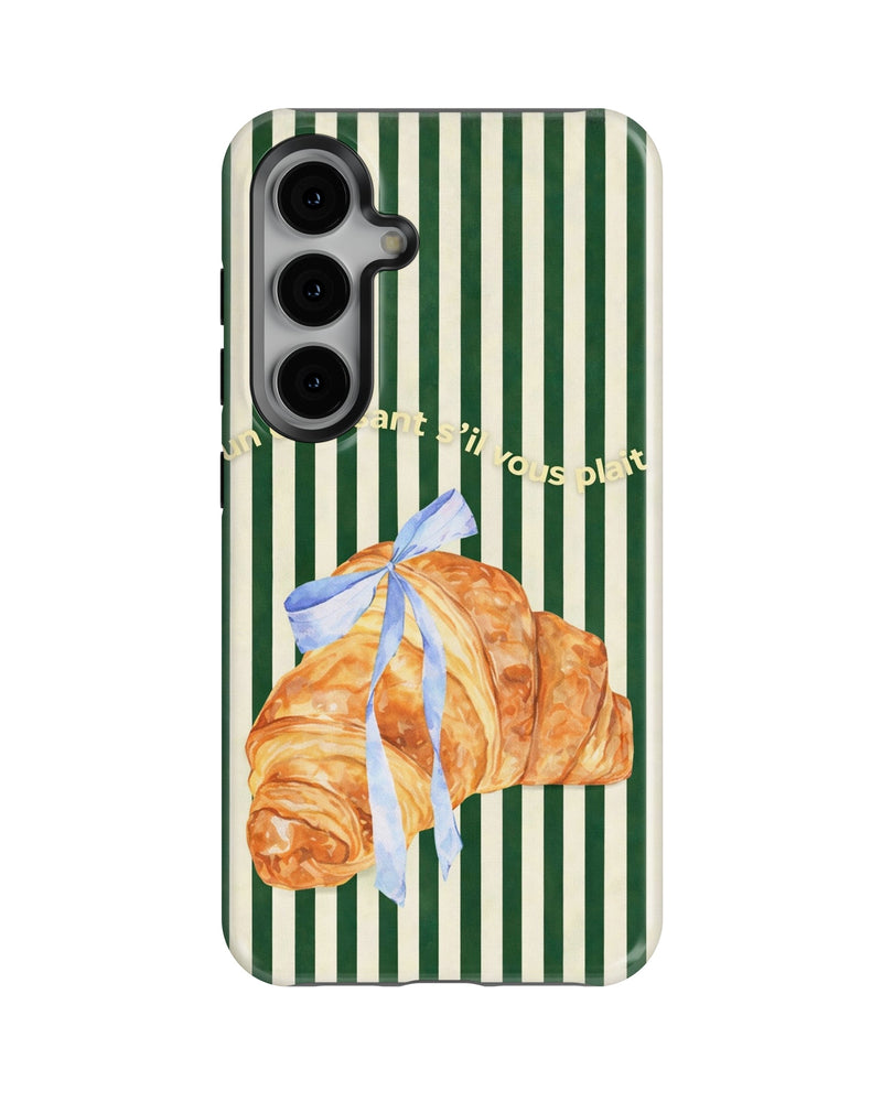 Samsung Galaxy S24 Tank Case | Girls Aesthetics (Paris Croissant)