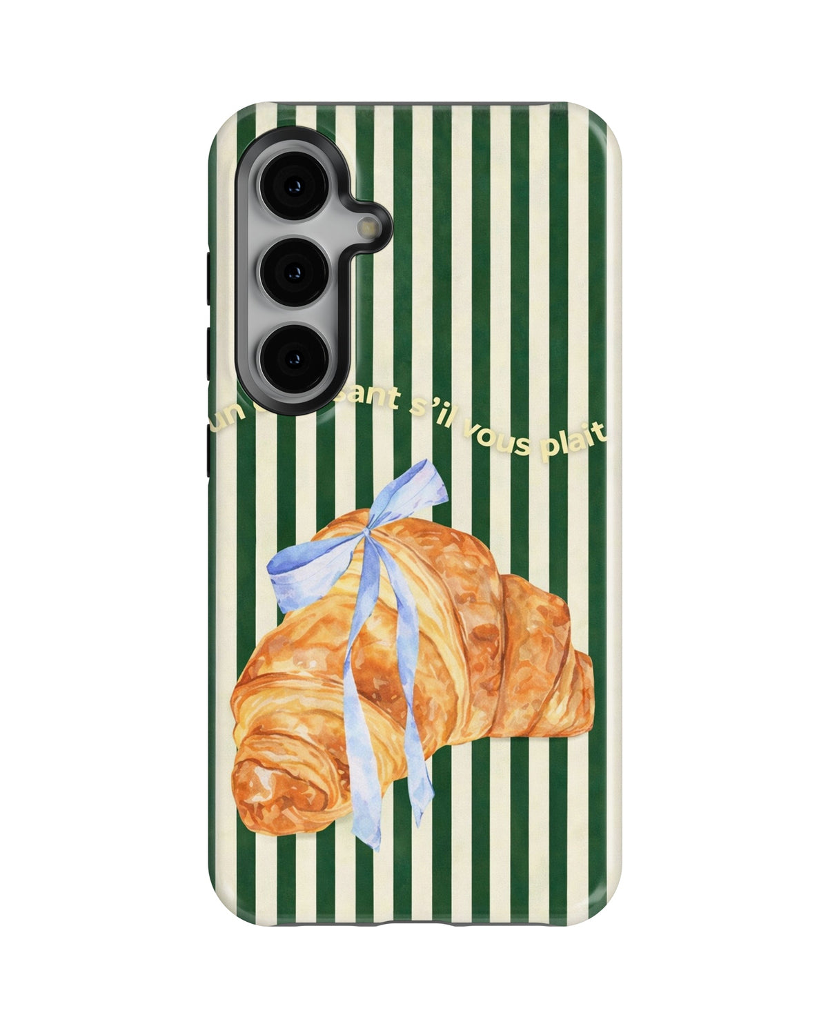 Samsung Galaxy S23 Plus Tank Case | Girls Aesthetics (Paris Croissant)