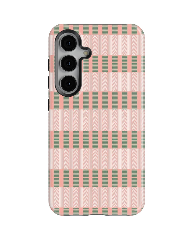 Samsung Galaxy S23 Tank Case | Girls Aesthetics (Pastel Weave)