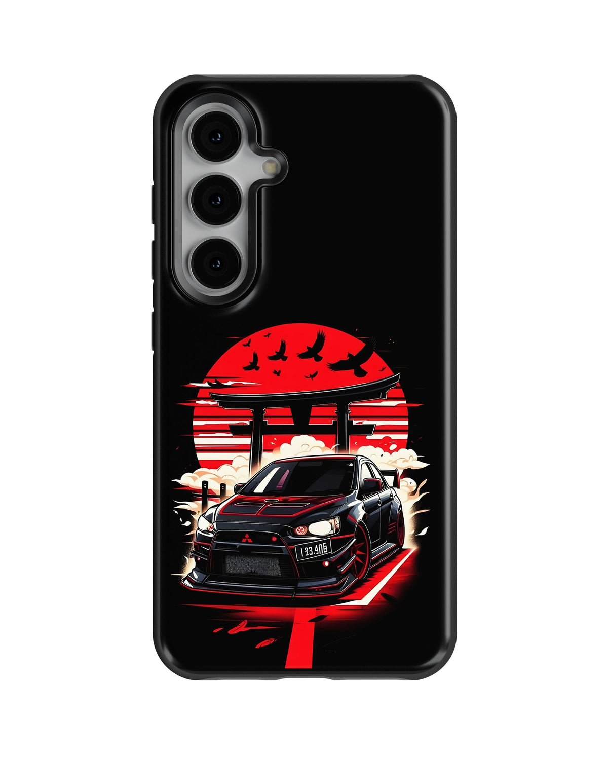 Samsung Galaxy S23 Plus Tank Case | Sports Car (Rising Sun)