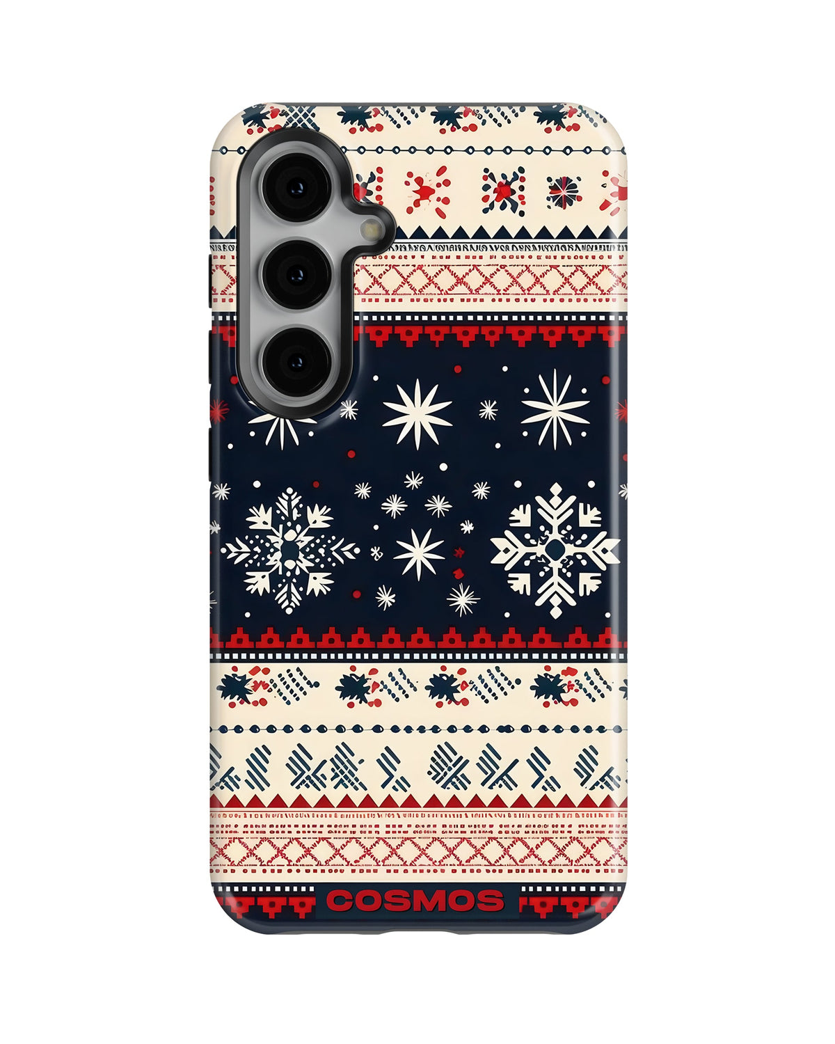Samsung Galaxy S23 Tank Case | Textures (Snowfall Classic)