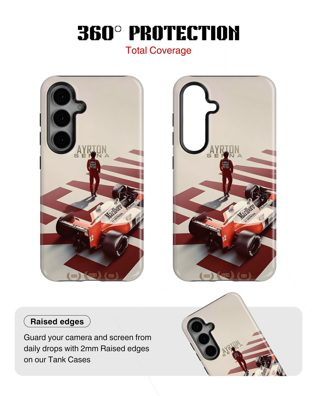 Samsung Galaxy S23 Plus Tank Case | Formula 1 (Ayrton Senna)