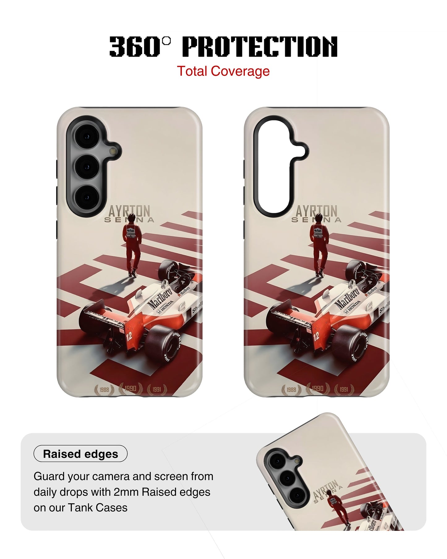 Samsung Galaxy S23 Plus Tank Case | Formula 1 (Ayrton Senna)