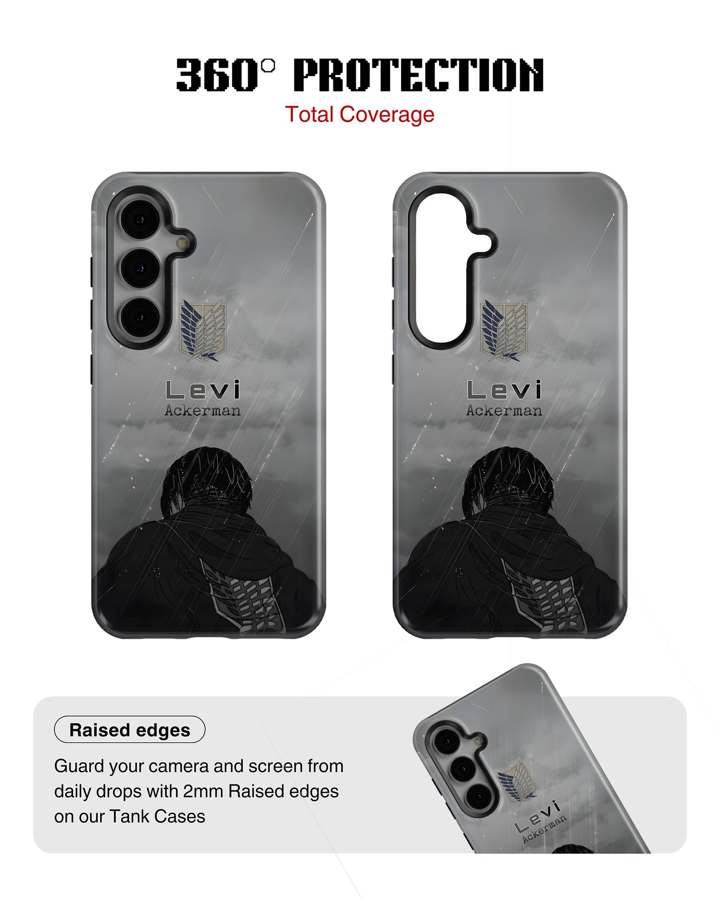 Samsung Galaxy S23 Plus Tank Case | Anime (Captain Levi)