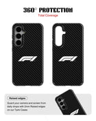 Samsung Galaxy S24 Tank Case | Formula 1 (Carbon Grid)