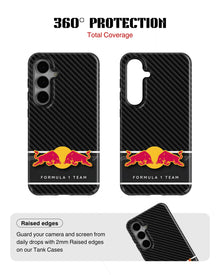 Samsung Galaxy S24 Tank Case | Formula 1 (Carbon Redbull)