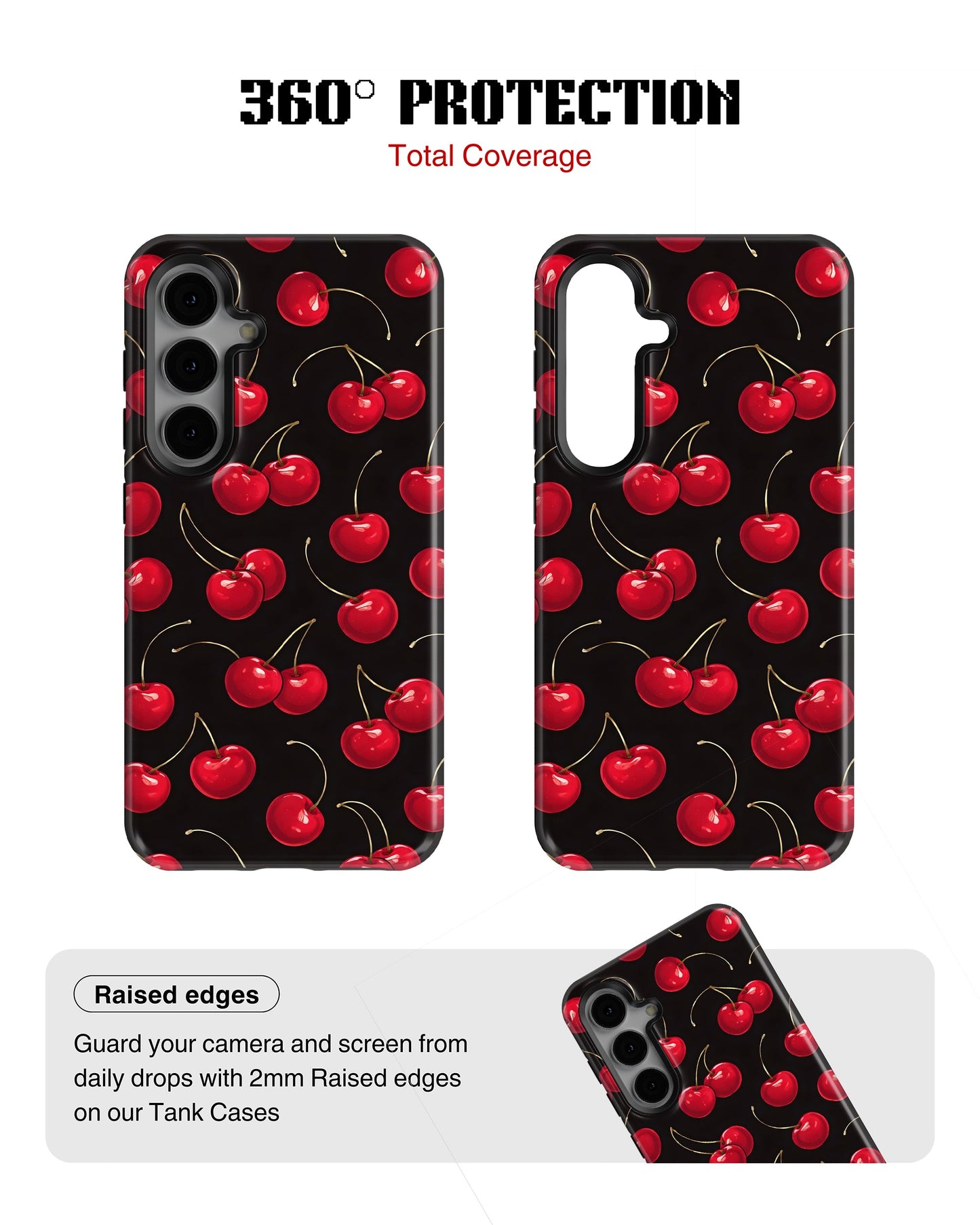 Samsung Galaxy S23 Plus Tank Case | Girls Aesthetics (Cherry Pop)