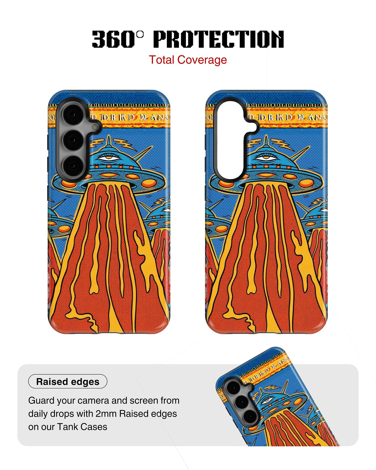 Samsung Galaxy S24 Tank Case | Modernism (Cosmic Invasion)