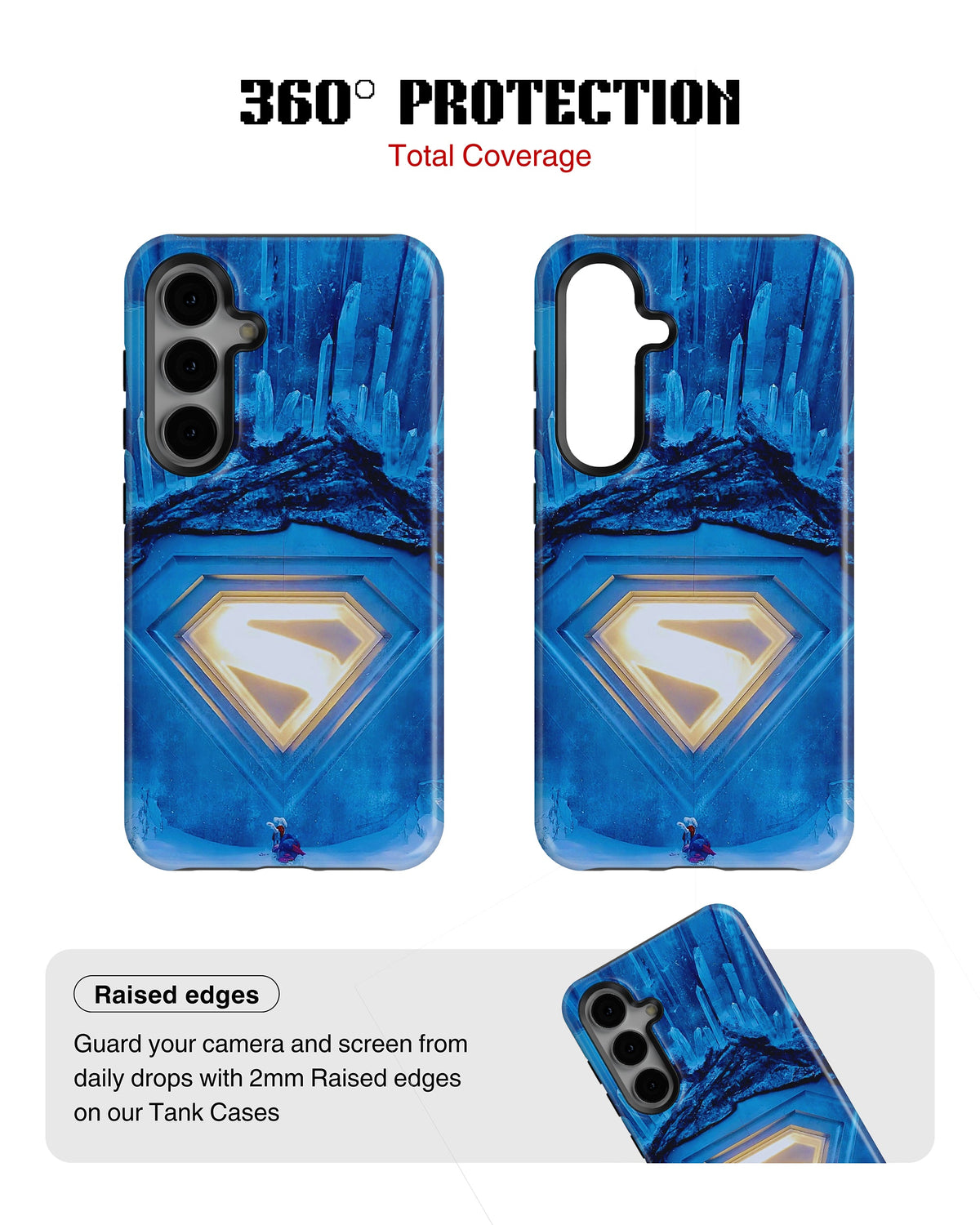 Samsung Galaxy S23 Tank Case | Superhero (Crystal Fortress)