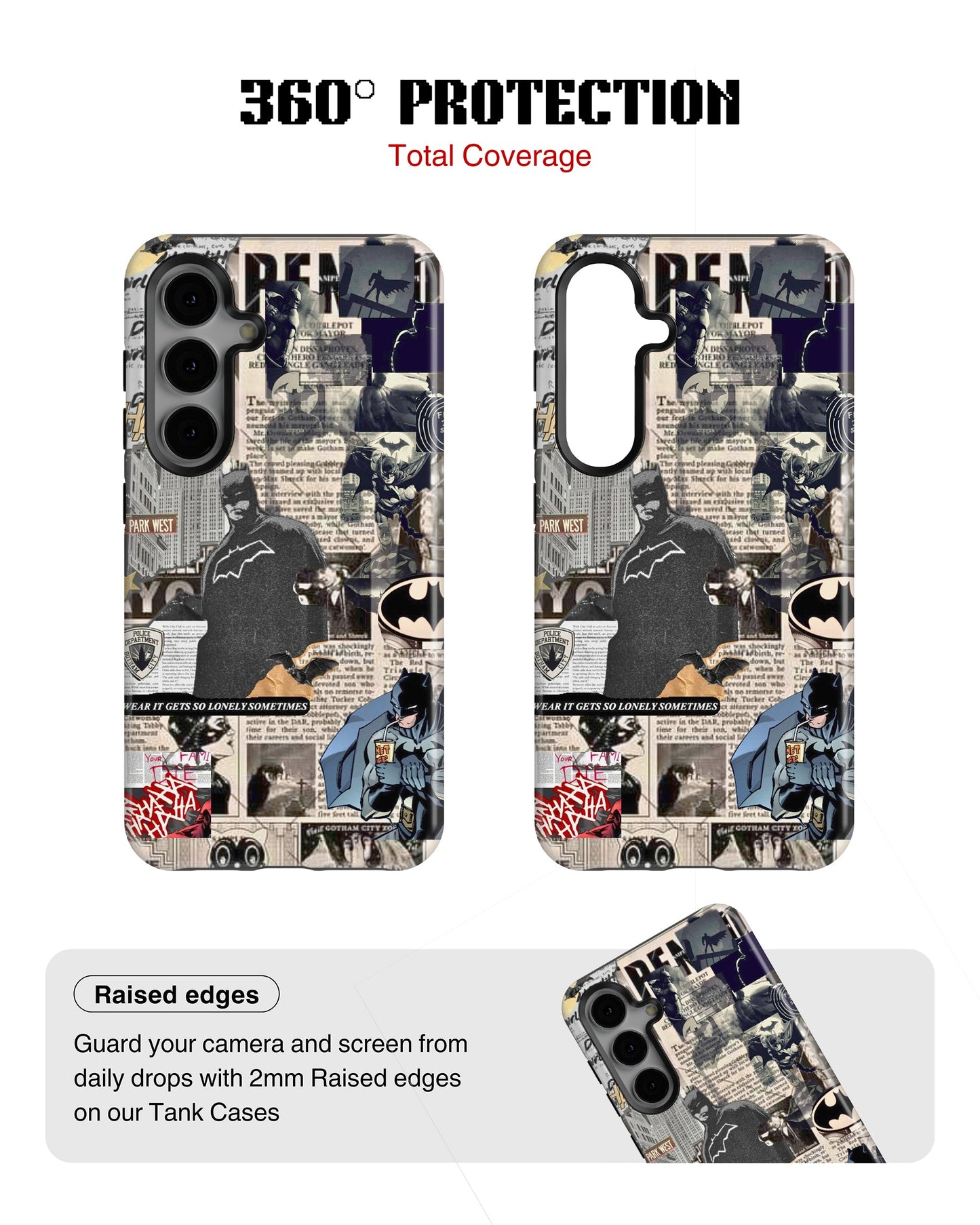 Samsung Galaxy S23 Plus Tank Case | Superhero (Dark Chronicle)