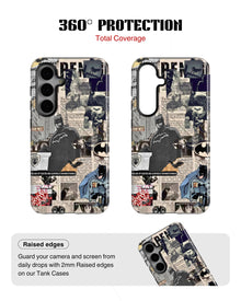 Samsung Galaxy S24 Tank Case | Superhero (Dark Chronicle)