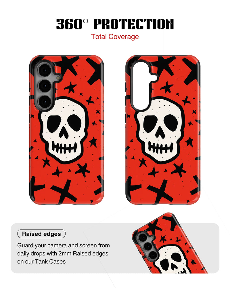 Samsung Galaxy S24 Tank Case | Modernism (Dead Stars)