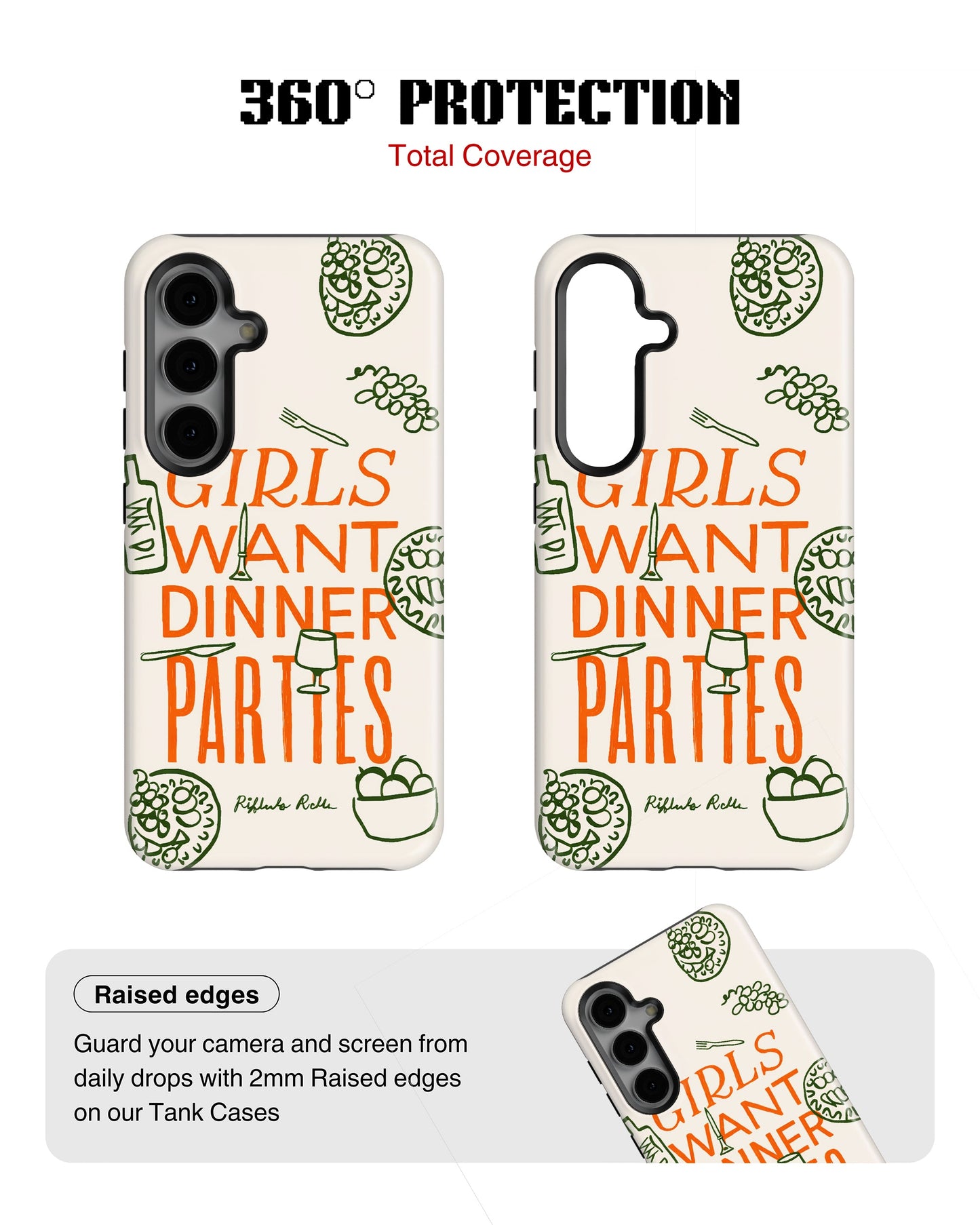 Samsung Galaxy S23 Plus Tank Case | Girls Aesthetics (Dinner Party)