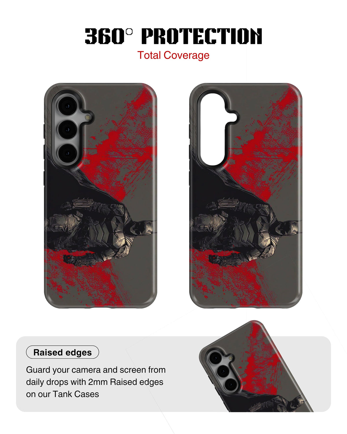 Samsung Galaxy S24 Tank Case | Superhero (Fallen Knight)