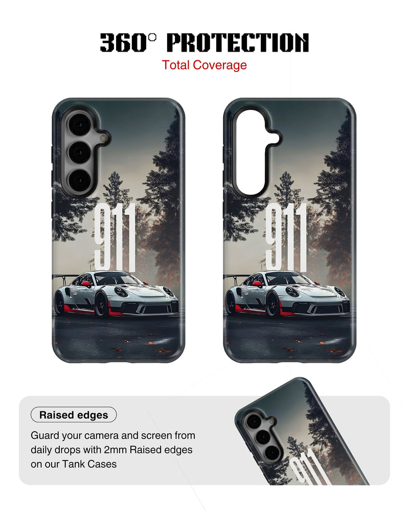 Samsung Galaxy S23 Tank Case | Sports Car (Forest Run)