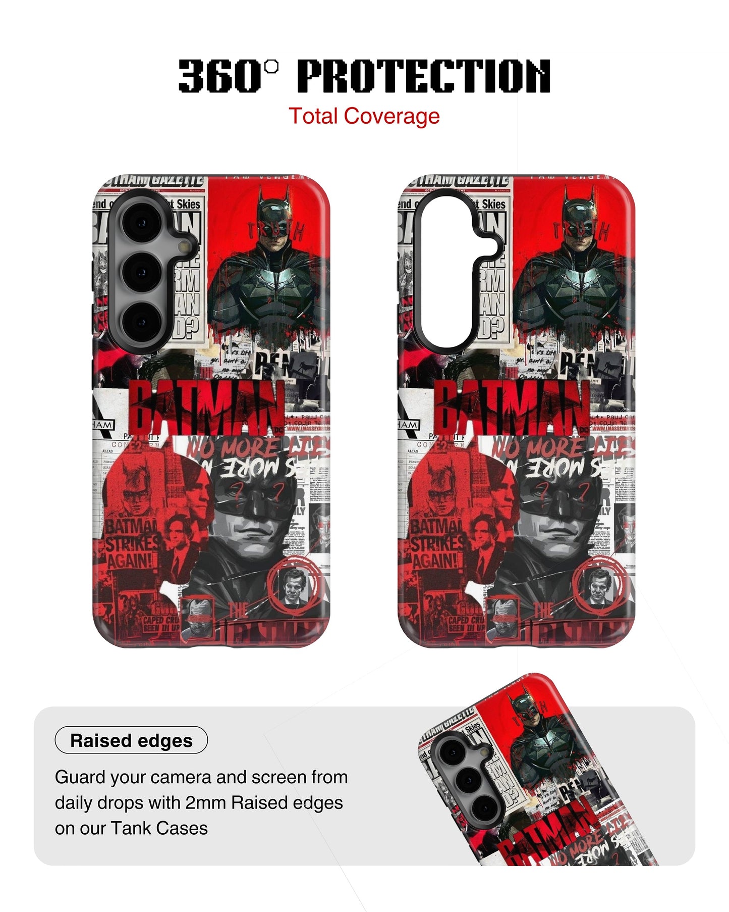 Samsung Galaxy S23 Plus Tank Case | Superhero (Gotham Files)