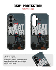 Samsung Galaxy S24 Tank Case | Superhero (Great Power)