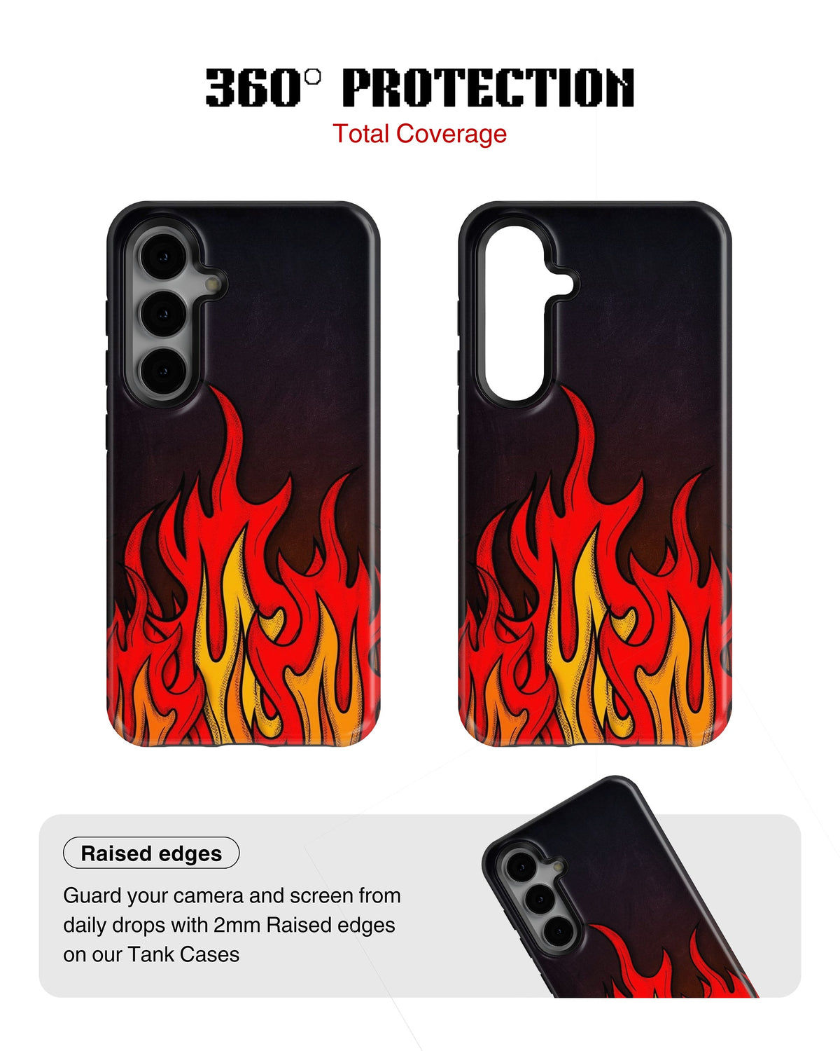 Samsung Galaxy S23 Plus Tank Case | Modernism (Hellfire)