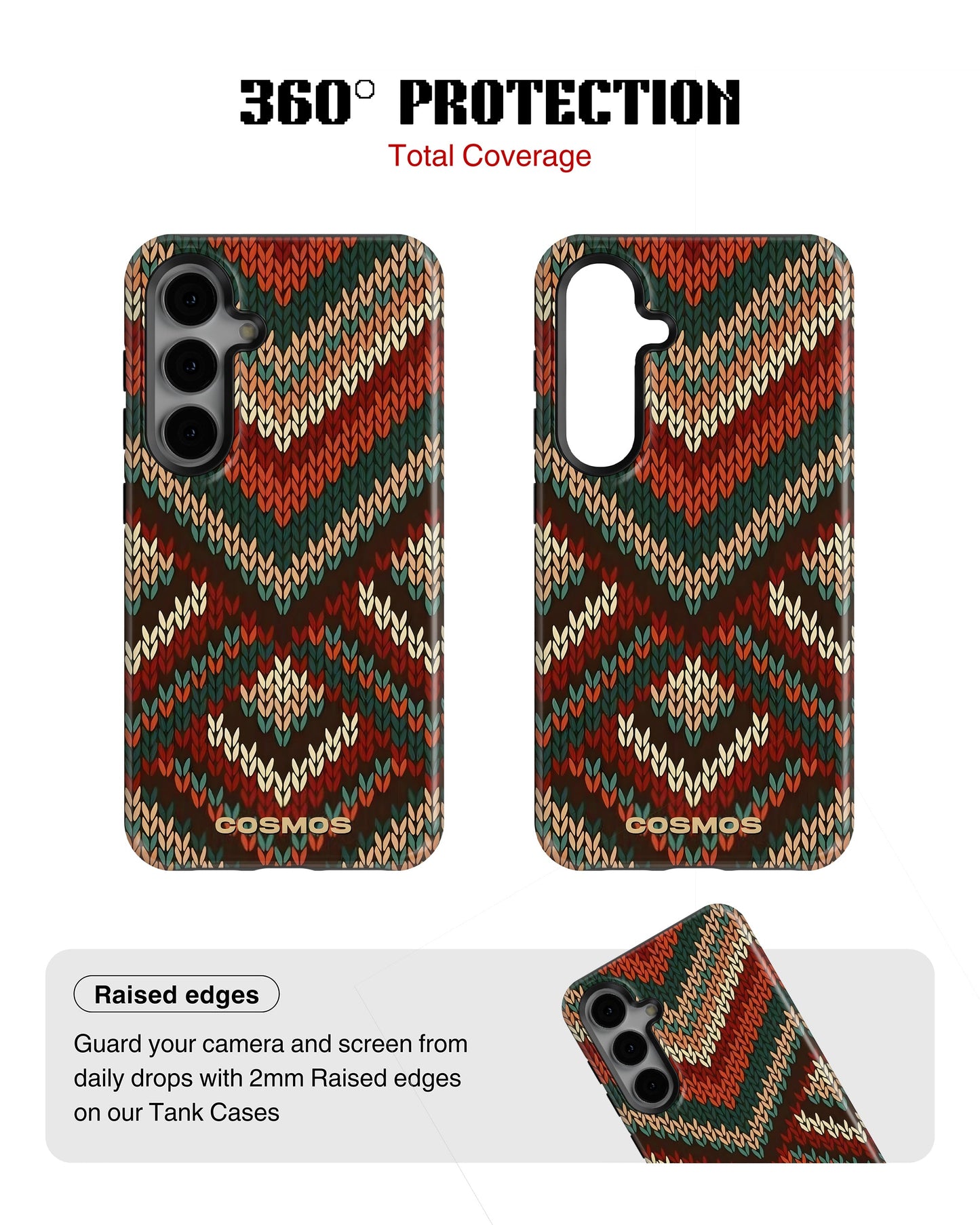 Samsung Galaxy S23 Tank Case | Textures (Heritage Knit)
