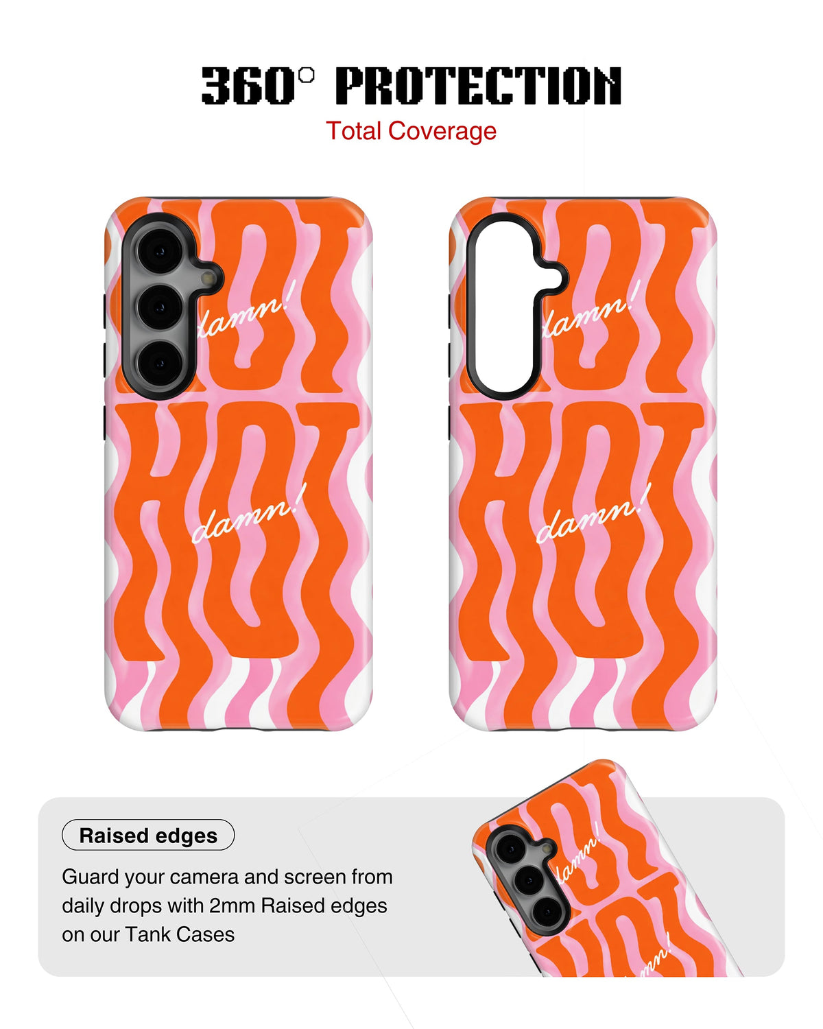 Samsung Galaxy S24 Tank Case | Girls Aesthetics (Hot Wave)